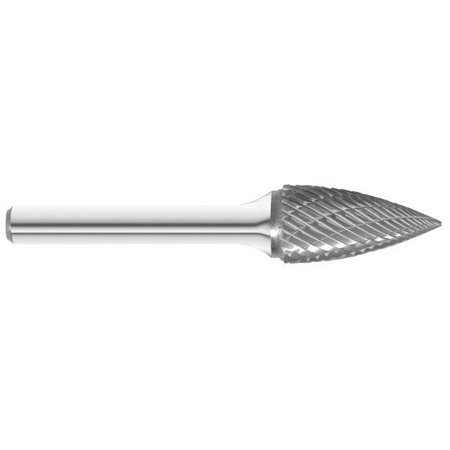 FULLERTON TOOL Carbide Burr Rotary Files Burrs, RH Spiral, 1/2 46110